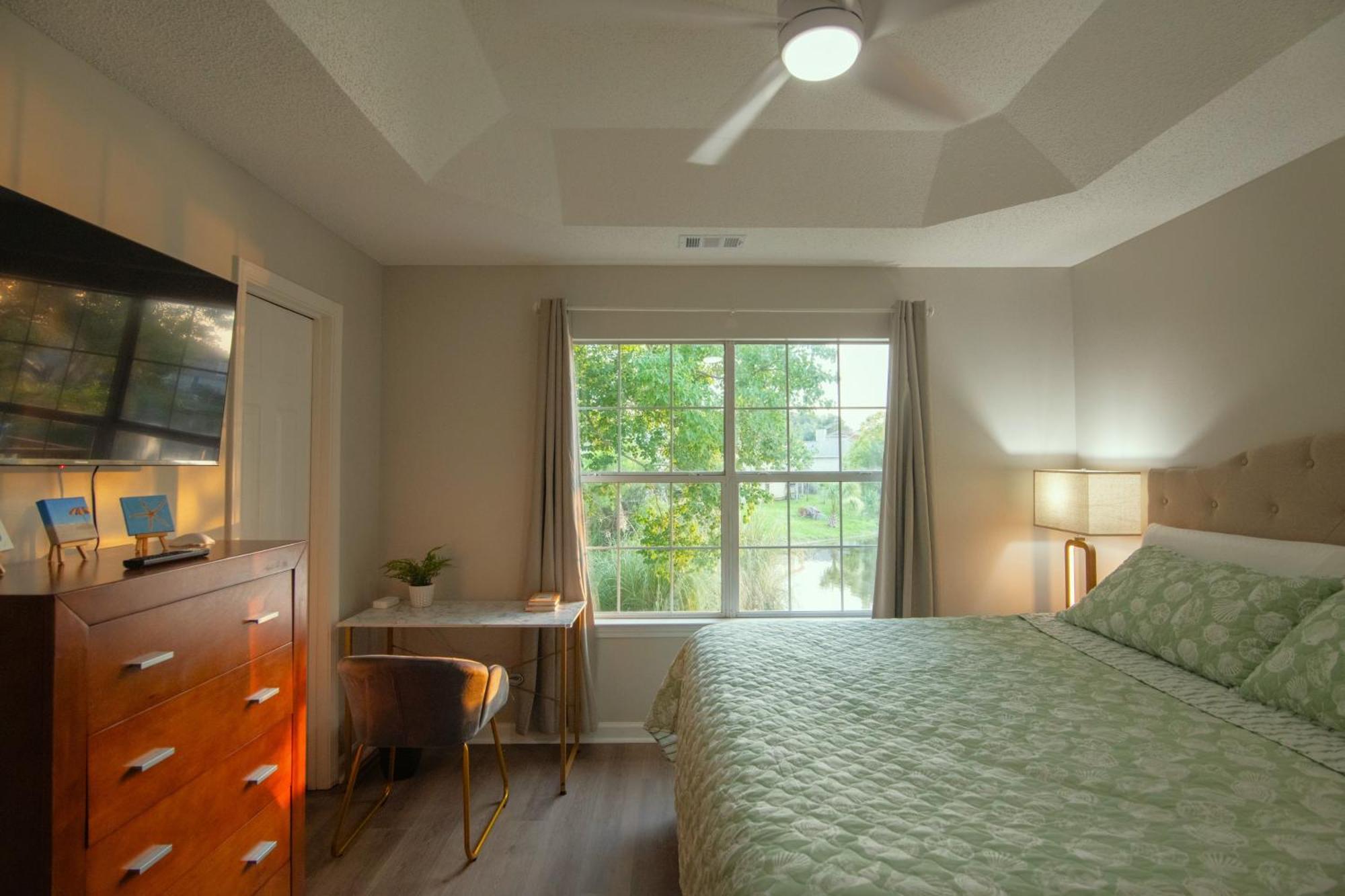 Savannah Lakefront Retreat Near Tybee Beach With King Bed And Free Parking Exterior photo